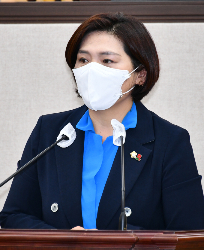 박성미 의원의 모습 <사진제공=전라남도 의회>