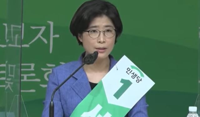 서진희 후보의 모습. <사진=민생TV 캡처>