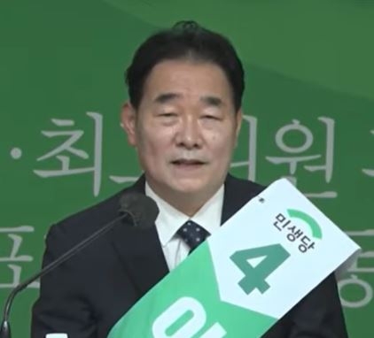 이승한 후보의 모습. <사진=민생TV 캡처>