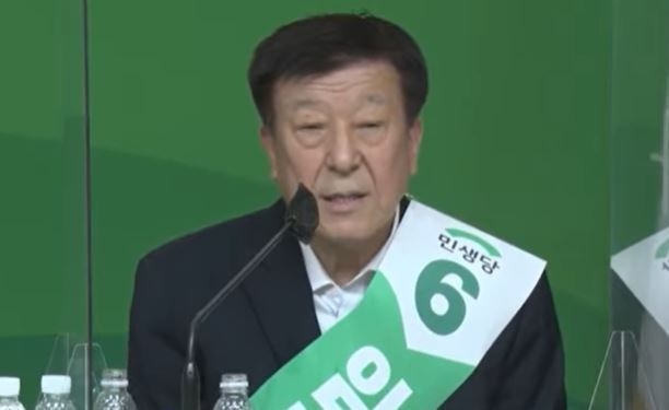 임동순 후보의 모습. <사진=민생TV 캡처>