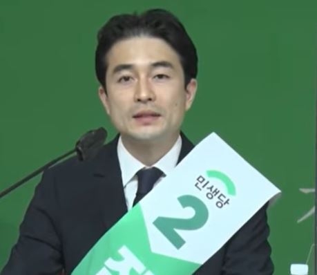 진예찬 후보의 모습. <사진=민생TV 캡처>