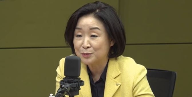심상정 후보는 민주당과의 연정을 거론했다. <사진=CBS 캡처>