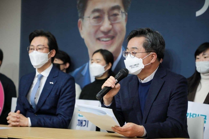 김 후보가 미래당의 합류에 화답하고 있다. <사진=새로운물결>