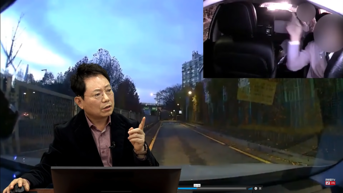 채널 주인인 한문철 씨가 해당 블랙박스 영상에 대해 설명하고 있다. <사진 = 유튜브 '한문철TV'>