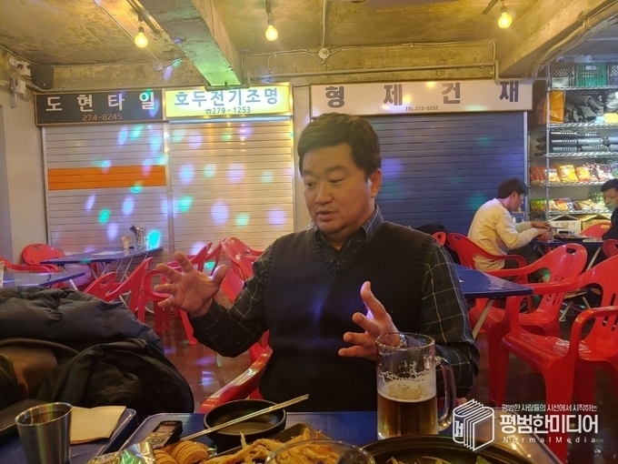 조대원 전 위원장은 금 전 의원보다 먼저 신당론을 꺼냈다. <사진=윤동욱 기자>