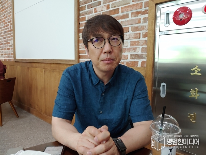 선거제도개혁연대 김찬휘 공동대표는 선거법 전문가로서 선거제도 개혁을 위해 여러 노력을 기울이고 있다. <사진=박효영 기자>