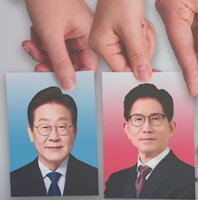 이재명 후보와 김문수 후보의 격차가 점점 좁혀지고 있다. <사진=채널A 캡처>