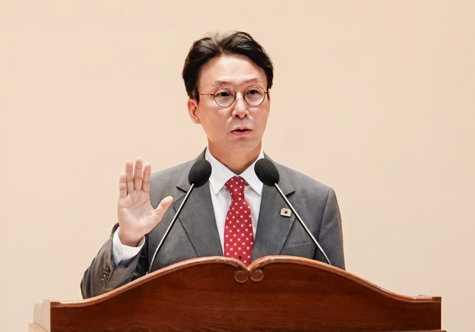 신임 김민석 국무총리의 모습. <사진=국무총리실>