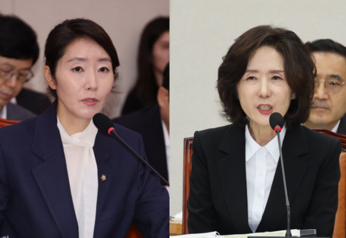강선우 후보자와 이진숙 후보자의 모습. <사진=jtbc 캡처>