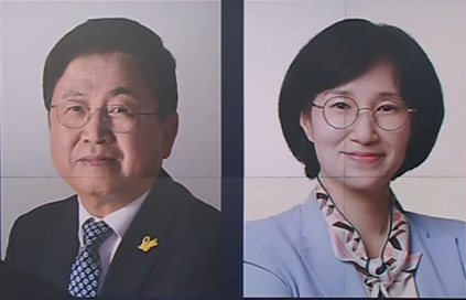 최교진 후보자와 원민경 후보자의 모습. <사진=MBN 캡처>